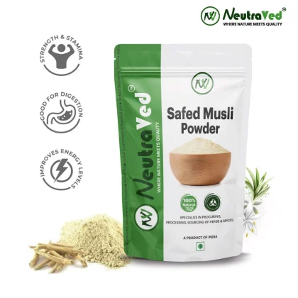 Combo Safed Musli, Ashwagandha, Shatavari, Kaunch Beej (Mucuna Pruriens) and Maca Root Powder  image 6